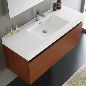 Beyaz Akrilik Banyo Lavabosu