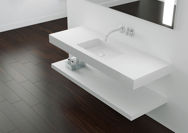Banyo İçin Corian Tezgah Modelleri