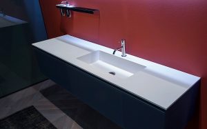 Dikdörtgen Corian Banyo Lavabosu 123244