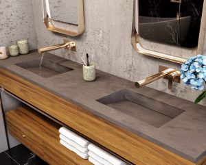 Corian Akrilik Yalak Lavabo Modeli