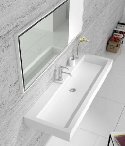 Corian Lavabolu Tezgah