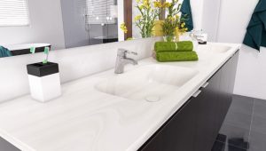Corian Lavabo Tezgah