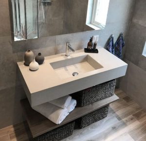 Göktürk Corian Banyo Tezgahı