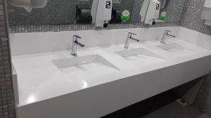 Alaplı Corian Wc Tezgahı