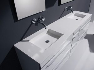 Zümrütevler Corian Wc Tezgahı