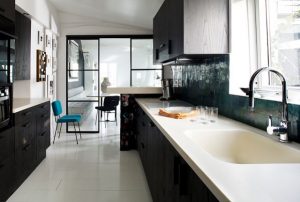 Aydınlı Corian Mutfak Tezgahı