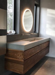 Gaziemir Corian Lavabo Tezgah