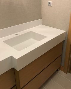 Ispartakule Corian Banyo Tezgahı