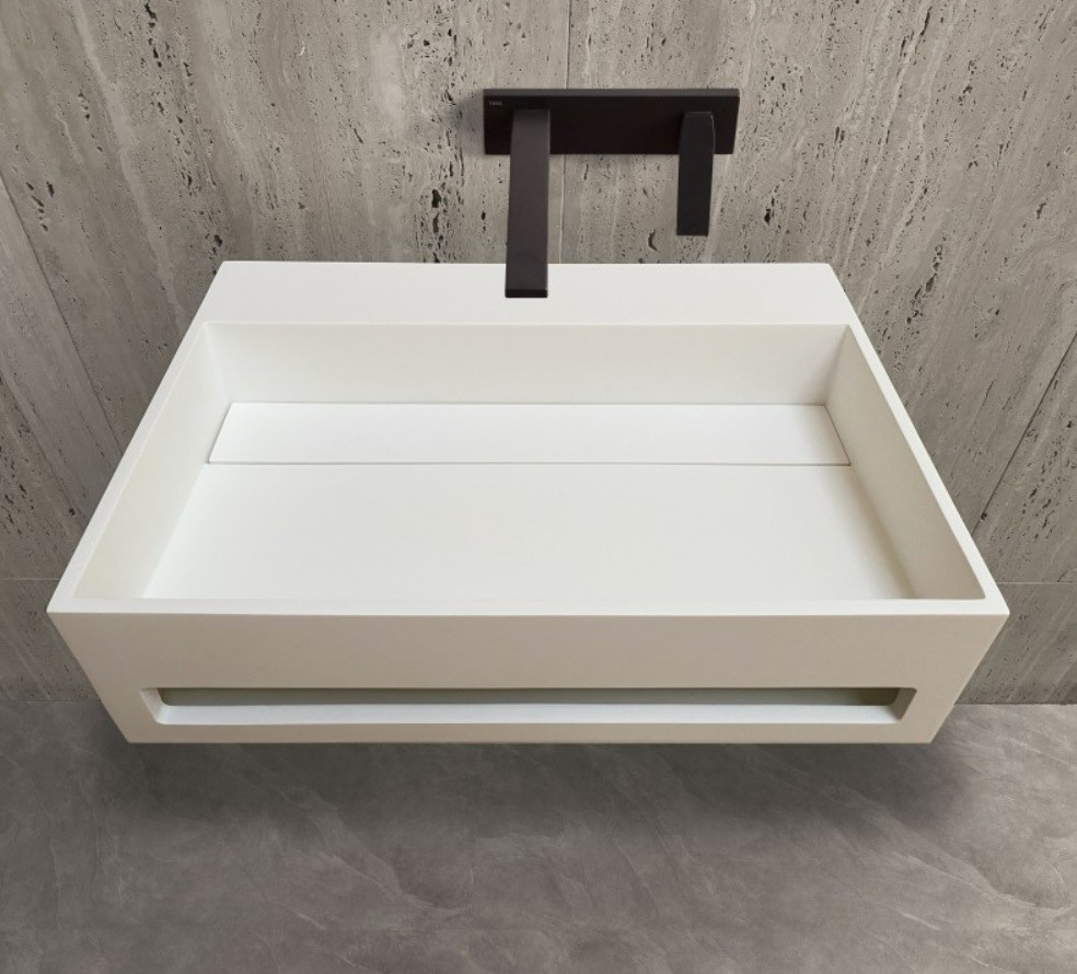 Ortaca Corian Banyo Lavabosu