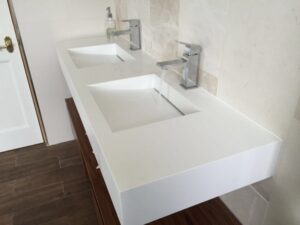Yalova Corian Lavabo Tezgah